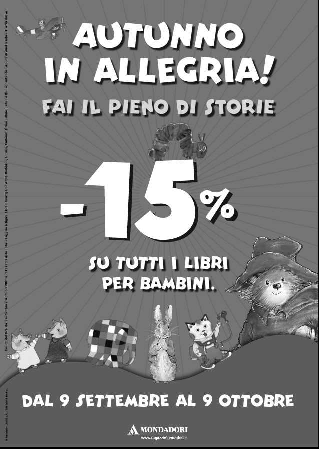 Mondadori Ragazzi promozione autunno 2016