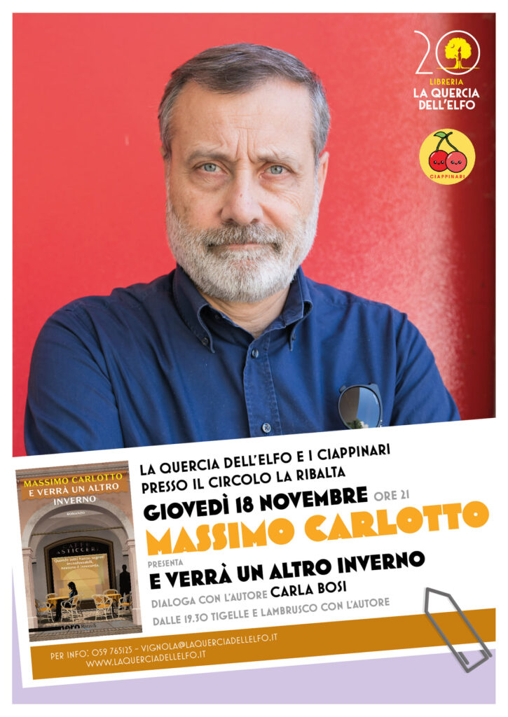 Massimo Carlotto a Vignola con “E verrà un altro inverno” immagine decorativa