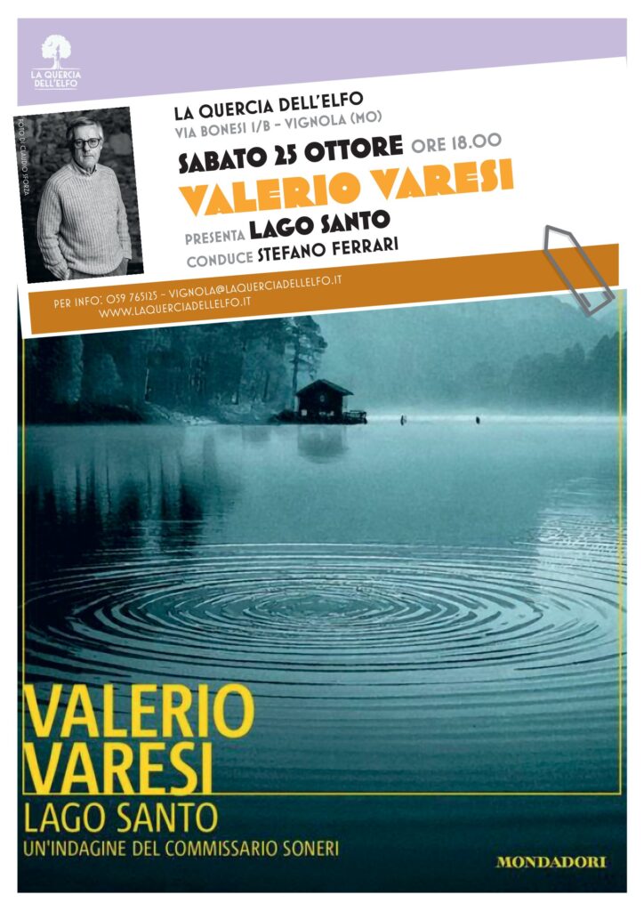 Valerio Varesi presenta Lago Santo immagine decorativa