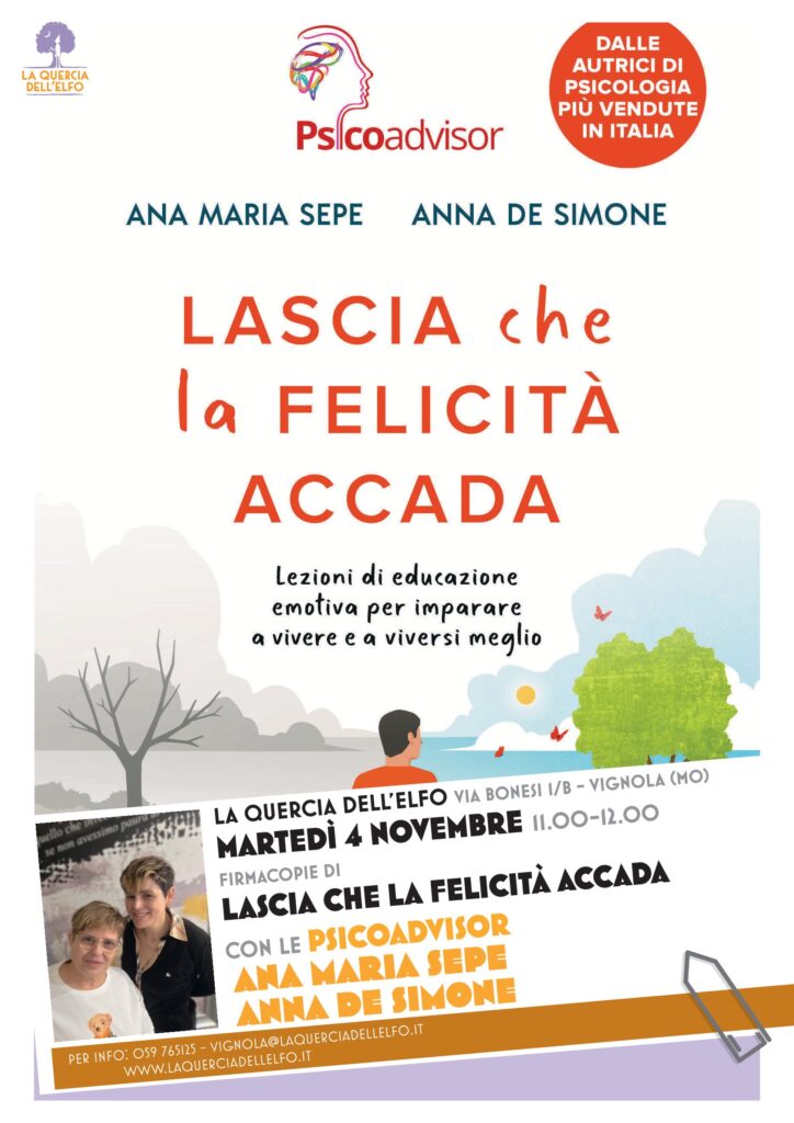 Anna Maria Sepe e Anna de Simone presentano Lascia che la felicità accada immagine decorativa
