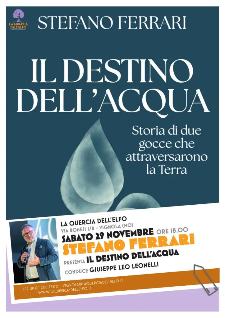Stefano Ferrari presenta Il Destino dell’acqua immagine decorativa