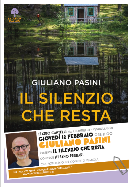 Giuliano Pasini presenta Il silenzio che resta immagine decorativa