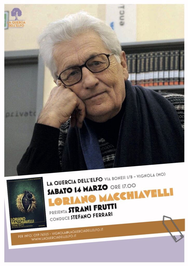 LORIANO MACCHIAVELLI PRESENTA STRANI FRUTTI immagine decorativa