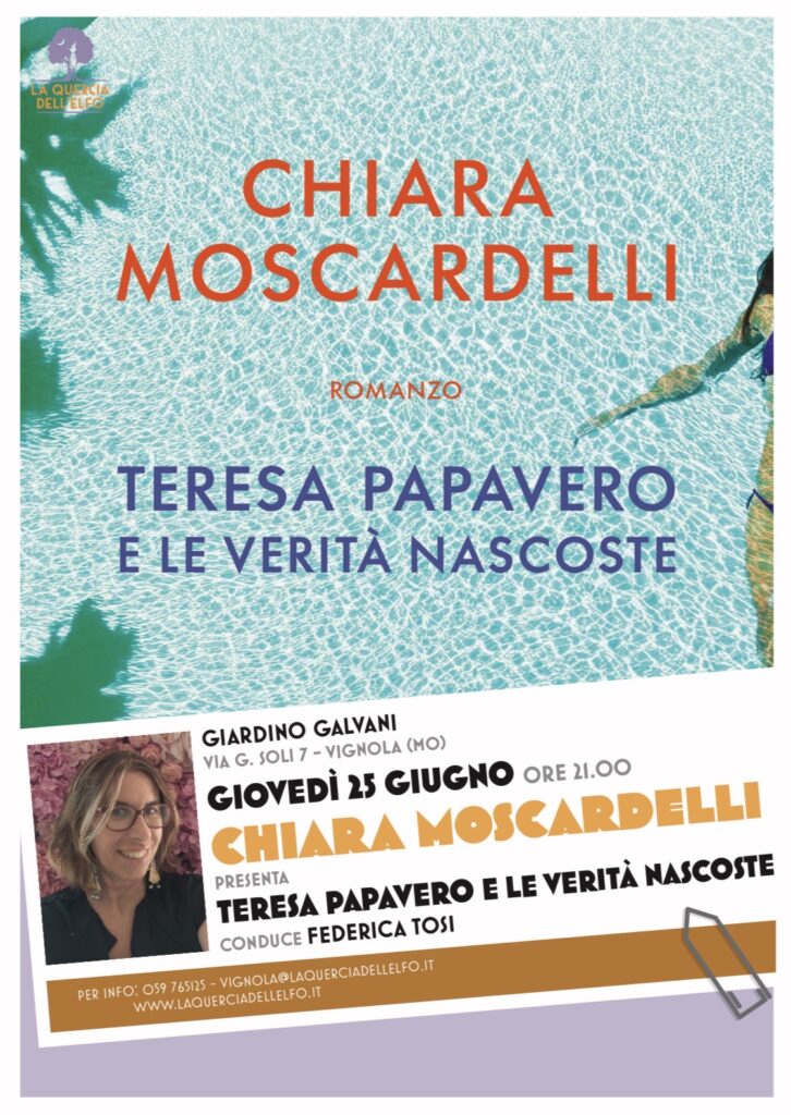 Chiara Moscardelli presenta Teresa Papavero e le verità nascoste immagine decorativa