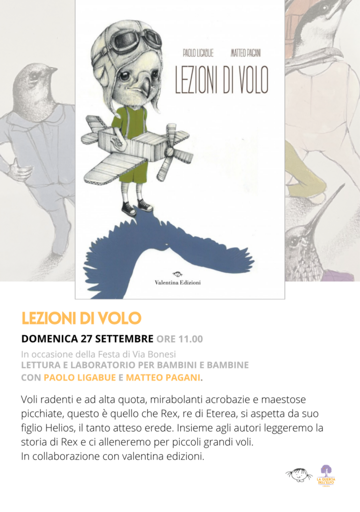 Lezioni di volo – lettura e laboratorio con gli autori immagine decorativa