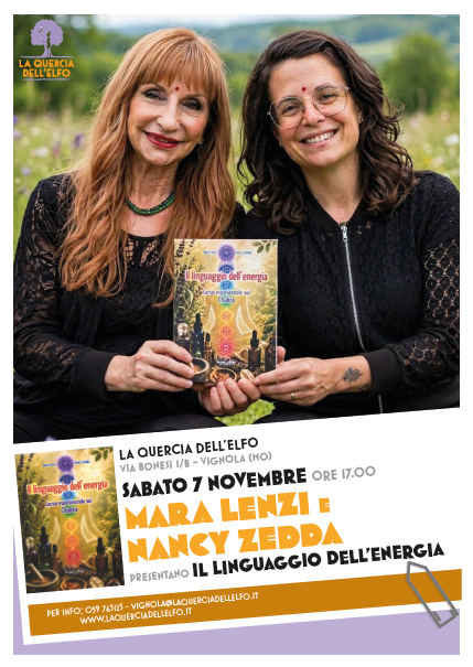 Mara Lenzi e Nancy Zedda presentano Il linguaggio dell’energia immagine decorativa