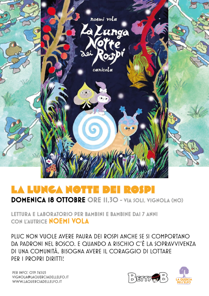 Noemi Vola presenta La lunga notte dei rospi immagine decorativa