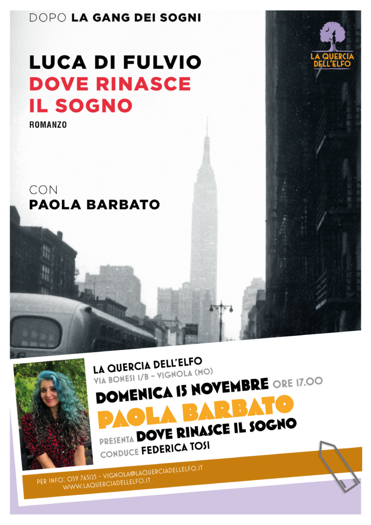 Paola Barbato presenta Dove rinasce il sogno immagine decorativa